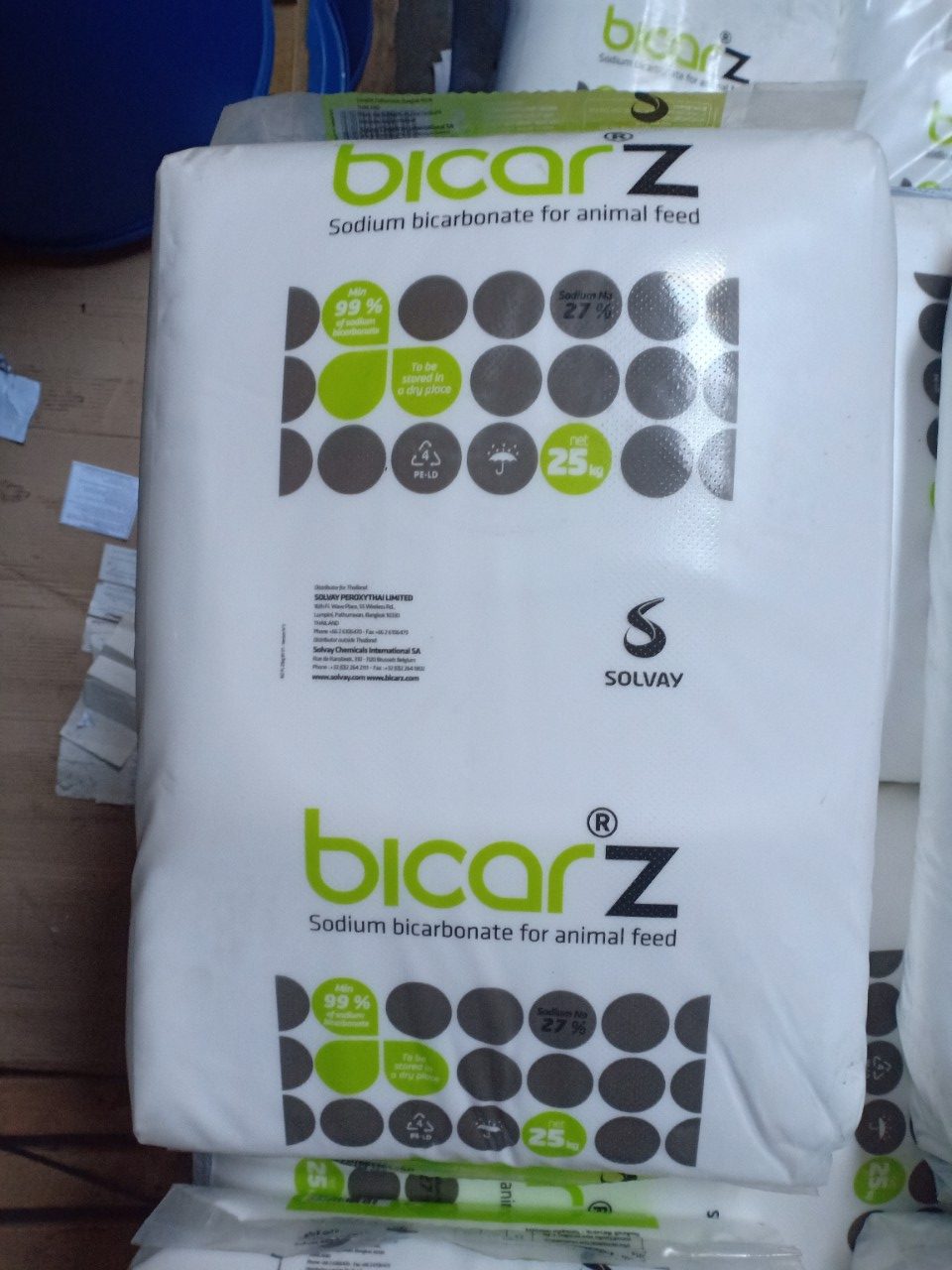 Bicar Z - Bicar Food Solvay NaHCO3 - Sodium Bicarbonate 25kg/bao Thái Lan -  Công ty TNHH Công nghệ Vichemco Việt Nam